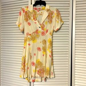 Free People Blue Hawaii Dress in Size XS
